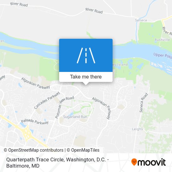 Mapa de Quarterpath Trace Circle