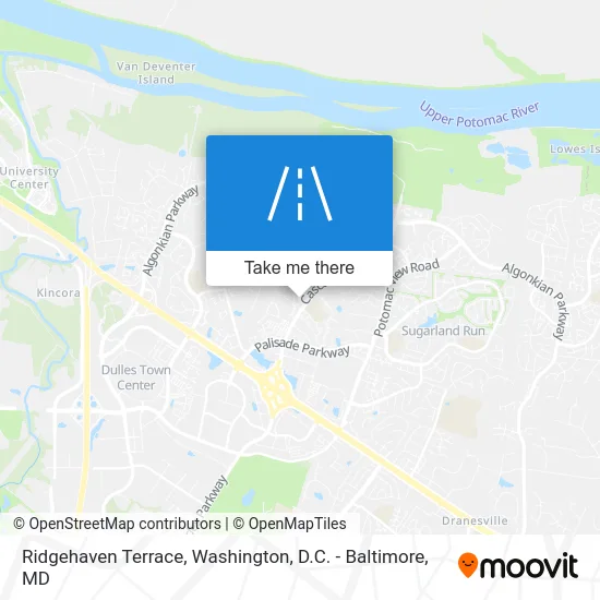 Ridgehaven Terrace map
