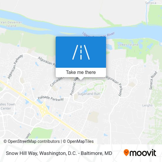 Snow Hill Way map