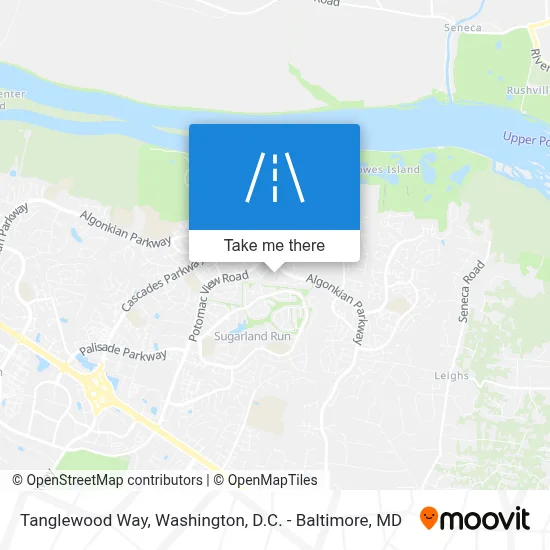 Tanglewood Way map