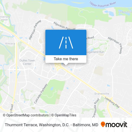 Mapa de Thurmont Terrace