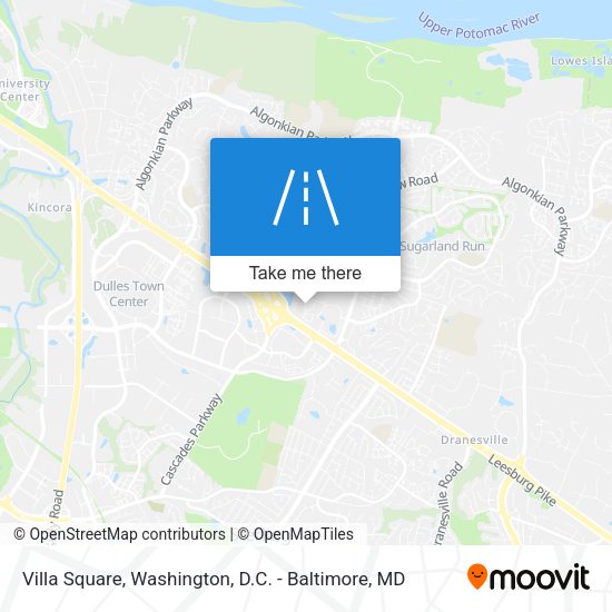 Villa Square map