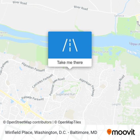 Winfield Place map