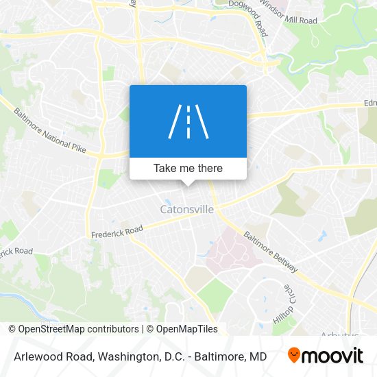 Arlewood Road map