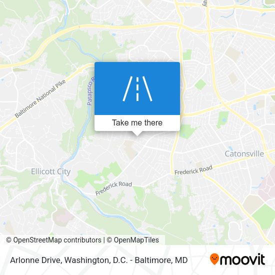 Arlonne Drive map