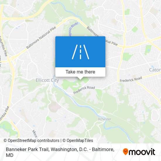 Banneker Park Trail map