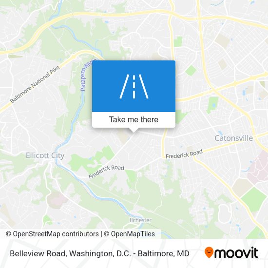 Belleview Road map