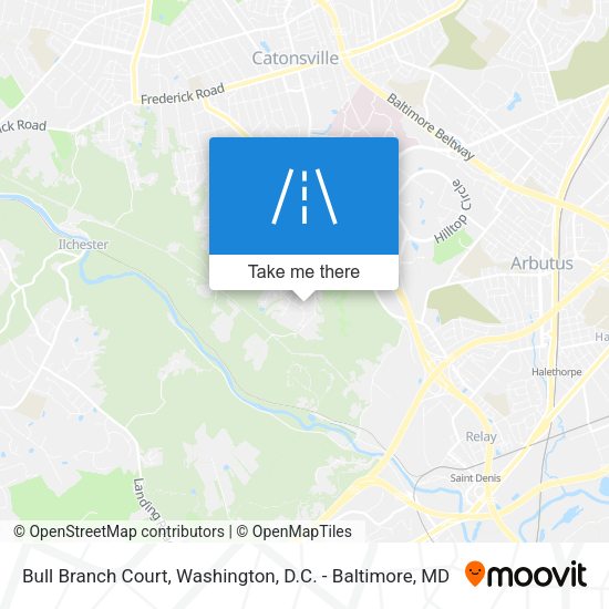 Bull Branch Court map