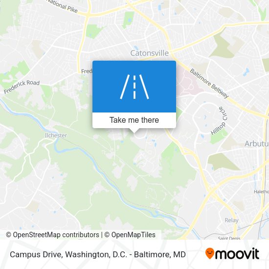 Campus Drive map