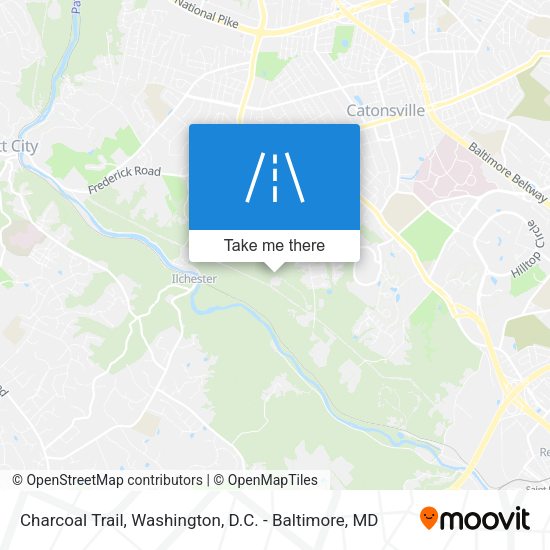Charcoal Trail map