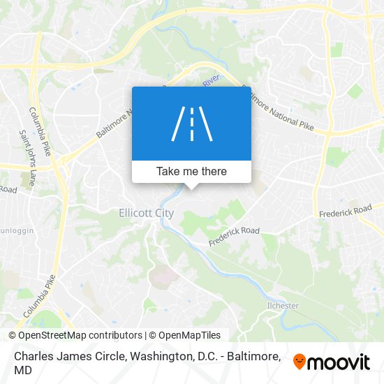 Charles James Circle map