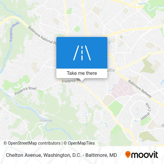 Chelton Avenue map
