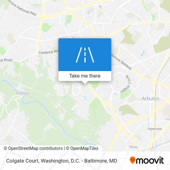 Mapa de Colgate Court