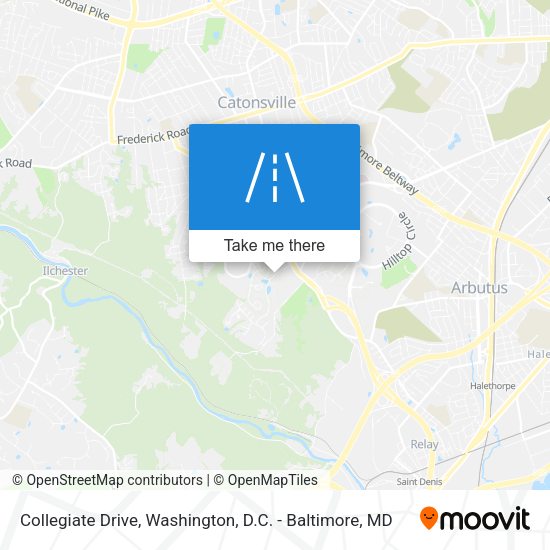 Collegiate Drive map