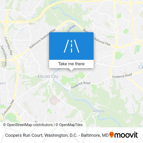 Coopers Run Court map