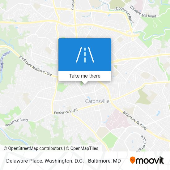 Mapa de Delaware Place