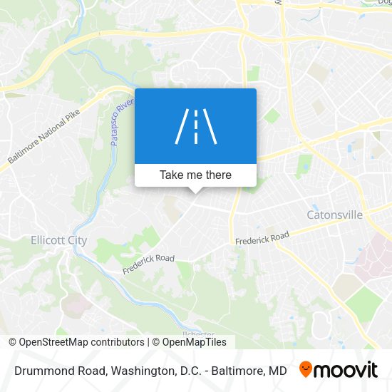 Mapa de Drummond Road