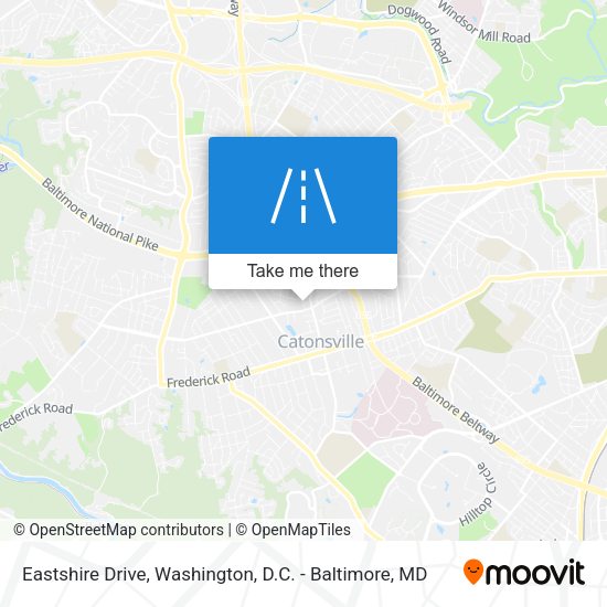 Eastshire Drive map