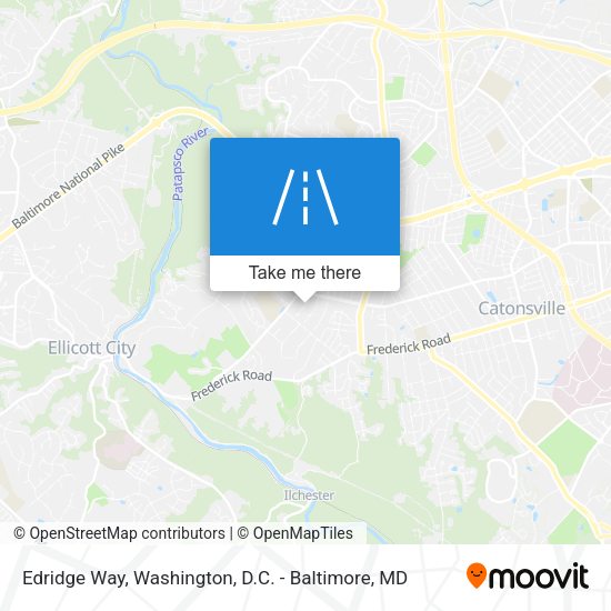 Edridge Way map