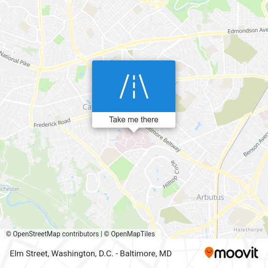 Elm Street map