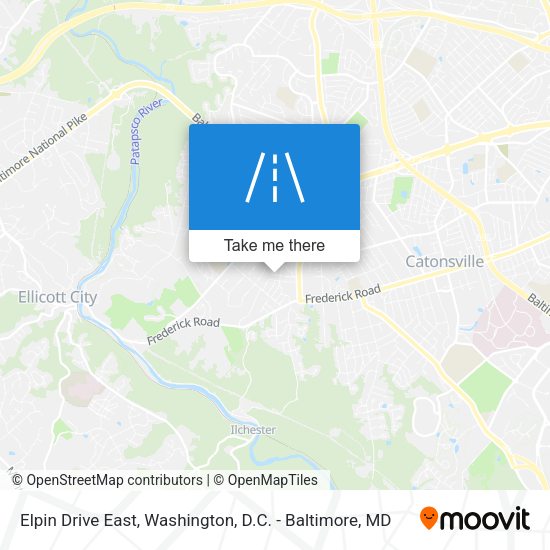 Elpin Drive East map