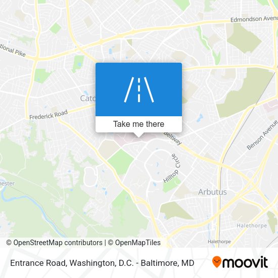 Mapa de Entrance Road