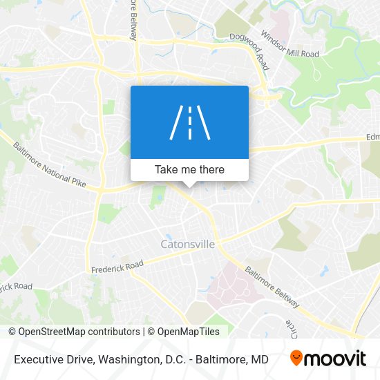 Executive Drive map
