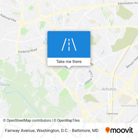 Fairway Avenue map