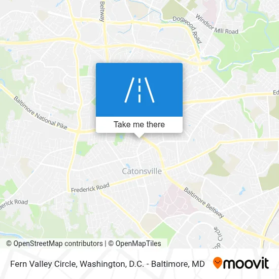 Fern Valley Circle map