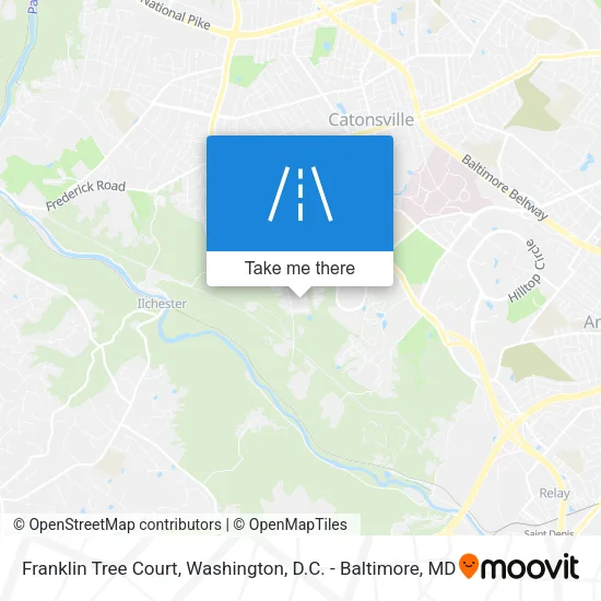 Franklin Tree Court map