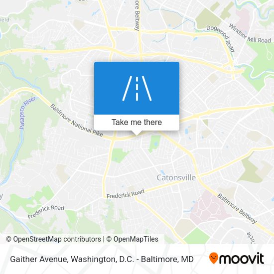 Mapa de Gaither Avenue