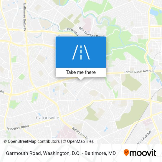 Mapa de Garmouth Road