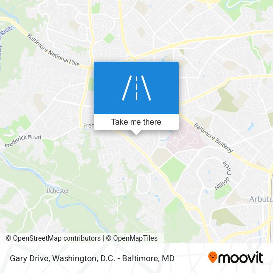 Gary Drive map