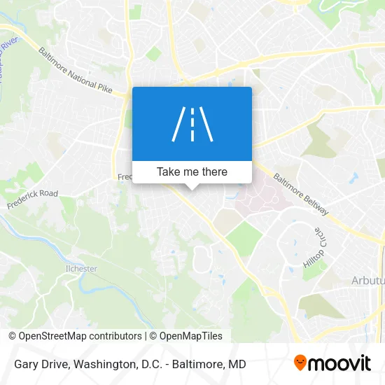 Gary Drive map
