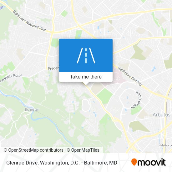 Glenrae Drive map