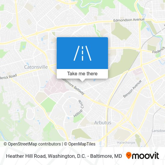 Heather Hill Road map