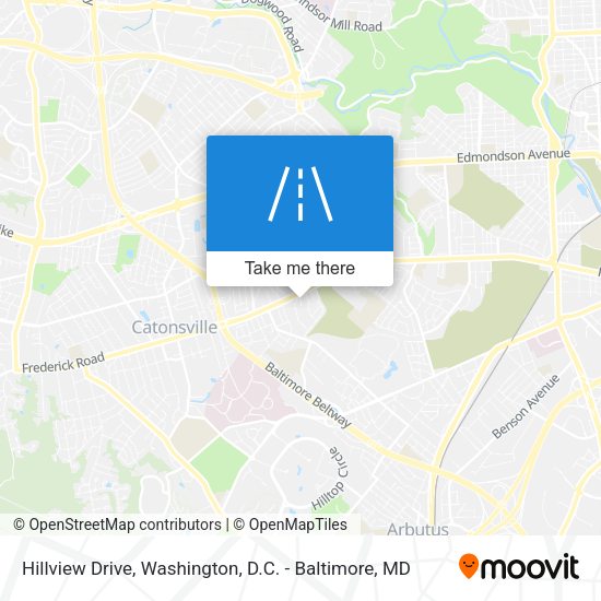 Mapa de Hillview Drive