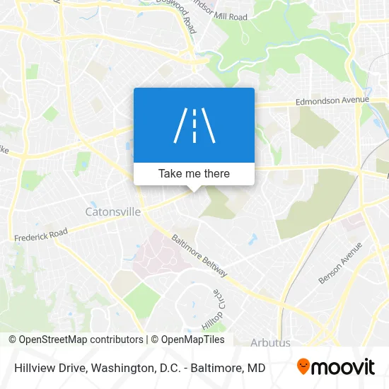 Hillview Drive map