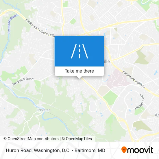 Huron Road map