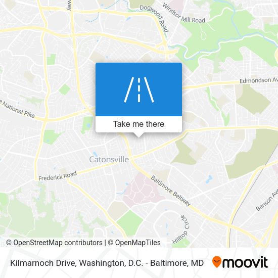 Mapa de Kilmarnoch Drive
