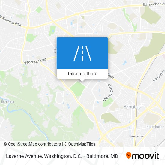 Mapa de Laverne Avenue