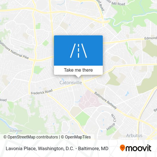 Lavonia Place map