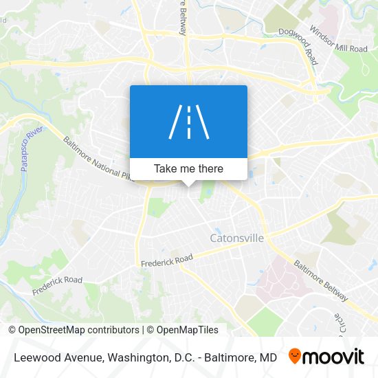 Mapa de Leewood Avenue