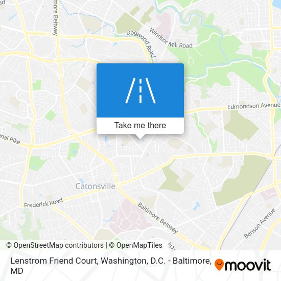 Mapa de Lenstrom Friend Court