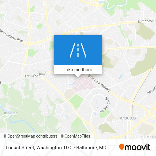 Locust Street map