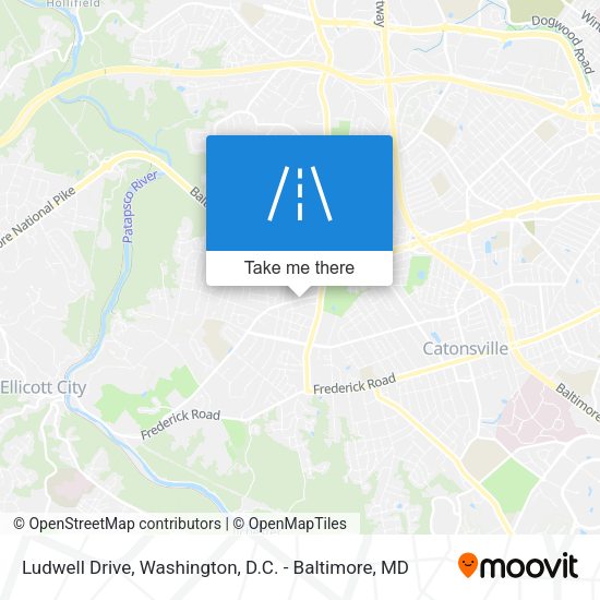 Ludwell Drive map