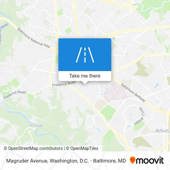Magruder Avenue map