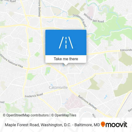 Maple Forest Road map