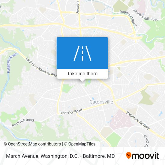 March Avenue map