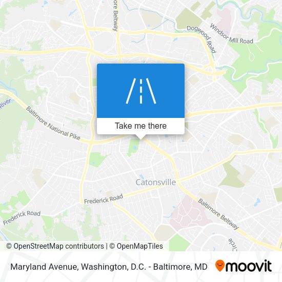 Mapa de Maryland Avenue